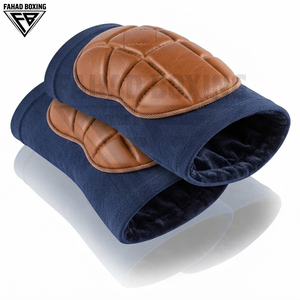 Genouillère en cuir synthétique de qualité supérieure, tendance, best-seller, protection haute performance et durabilité, logo personnalisé couleur contrastée - Product Image 1