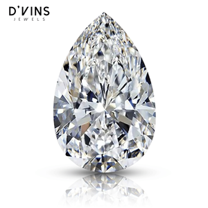 Diamante Cultivado en Laboratorio, Corte Pera, 10 Quilates, Color D, Claridad VVS1, Diamante Suelto para Anillo o Colgante a Precio Accesible - Product Image 1