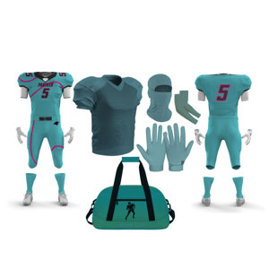Customized American Football Uniforms Deal Package Wholesale Bulk Supplier Premium Sublimated Team Jerseys Pants Gloves <b>Socks</b> - Product Image 1