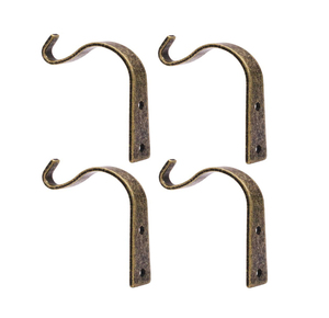 Metal Wall Hook Carbon Steel Powder Coated Rust Resistant Single Tier Wardrobe Clothing Hook Rectangle Shape - Product Image 6