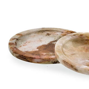 Premium Marble Onyx Coasters Set Modern Antique Design Big Slab <b>Kitchen</b> <b>Table</b> Decor <b>High</b> Quality Custom Packing - Product Image 5