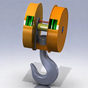 Gancho de Elevación para Grúa EOT de 20 Toneladas, Superficie Galvanizada Laminada en Caliente, Marca CMK, Gancho Industrial de Alta Resistencia, Embalado en Caja, OEM, Longitud de 20 m - Product Image 1