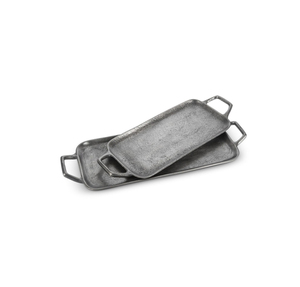 Bandeja de Servir de Aluminio Hecha a Mano con Estilo Contemporáneo para una Presentación de Alimentos Distintiva - Product Image 5