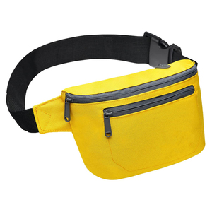 Nouvelle arrivée : Sac banane uni avec fermeture éclair pour la randonnée, la course, la gym, le cyclisme et les voyages - Product Image 1