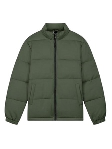 Custom Clothing Manufacturer Mens Winter Quilted Padded Puffer Goose <b>Down</b> <b>Feather</b> Jacket with Nylon Shell Fabric - Product Image 5