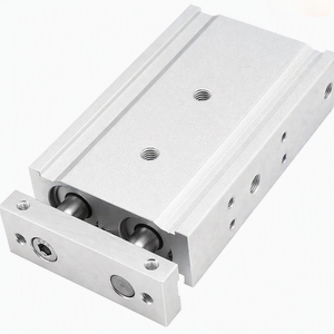 Vérin pneumatique à double tige 3D Techno, vérin à piston en acier inoxydable, actionneur linéaire usiné pour équipement d'automatisation - Product Image 4