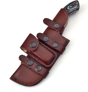 Couteau de chasse artisanal en acier Damas de qualité supérieure, lame fixe, manche en Micarta, couteau de camping d'extérieur, OEM - Product Image 4