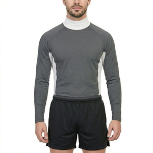 <b>Men's</b> Athletic <b>Compression</b> Mock Neck Long Sleeve <b>Shirt</b> <b>Men's</b> Sports Fitness Long Sleeve T-<b>Shirt</b> Quick-Dry <b>Compression</b> <b>Shirt</b> <b>Men</b> - Product Image 5