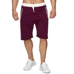 Vente en gros en vrac de shorts de sport pour hommes avec impression personnalisée shorts d'entraînement de gymnastique unisexe short en polaire éponge française avec cordon de serrage - Product Image 3