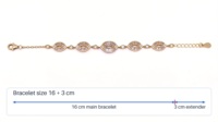 Bracelet en argent sterling 925 plaqué or avec chaîne et zircon en forme de feuille pour femme, bijoux tendance, vente en gros
