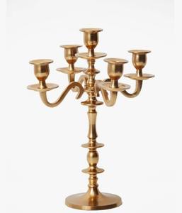 Candélabre de table en aluminium de luxe, élégant porte-bougie décoratif pour la décoration intérieure au meilleur prix - Product Image 2