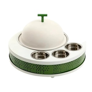 Casserole au design vintage, finition foncée, pour servir, conserver et présenter les aliments de manière intemporelle, contenant alimentaire d'Inde. - Product Image 4