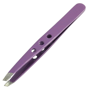 Pinzas de Acero Inoxidable con Punta Inclinada para Cejas, Instrumentos de Manicura para el Cuidado de la Belleza del Cabello - Product Image 1