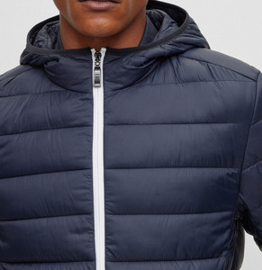 New Fashion Hot Sale Plus Size <b>Men's</b> Winter Bubble Puffer Outdoor Quilted <b>Jackets</b> Stand Collar Front Logo Waterproof Windproof - Product Image 6