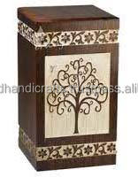 Urnes en bois professionnelles adultes de cendres humaines soutenant des urnes en bois personnalisées - Product Image 2