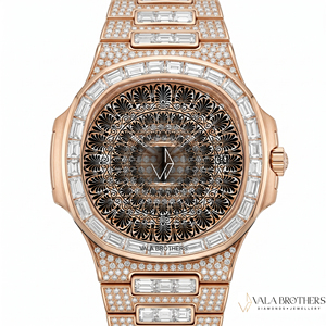 Montre de luxe pour homme Petek Philippee, 29 mm, analogique, quartz, alliage, diamant, cristal saphir, acier inoxydable, fermoir déployant - Product Image 6