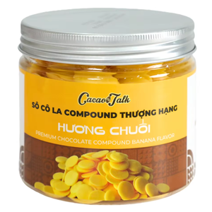Chocolate Compuesto Más Vendido del Fabricante, Venta Directa de Fábrica, OEM/ODM, Chocolate Compuesto de Plátano HALAL, Botones de Chocolate, Galletas de Cacao - Product Image 1