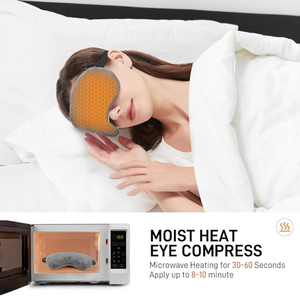 Masker Mata Ceramsite/Cherry/Flaxseed, Logo kustom biji-bijian alami Masker Mata <span class=keywords><strong>Microwave</strong></span> dengan tidur yang baik - Product Image 5