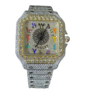 Reloj de Cuarzo Analógico con Pedrería para Hombre, Caja Redonda, Cristal de Zafiro, Cronógrafo de Lujo, 28mm, Cierre Oculto, un Regalo Espléndido - Product Image 6