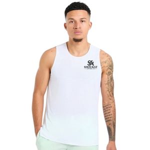Débardeur blanc sans manches pour homme – Idéal pour la gym, l'entraînement, le fitness, la musculation, la course à pied et les activités sportives décontractées - Product Image 1