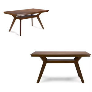 Tables à manger carrées en bois massif de teck Tables à manger durables Table à manger intérieure et extérieure faite à la main - Product Image 6