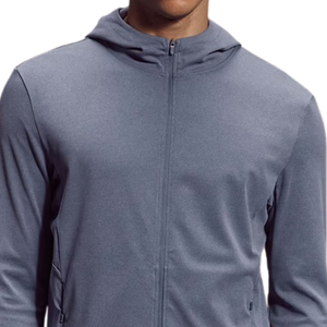Sweat-shirt à capuche zippé athlétique, respirant, pour l'entraînement sportif, vêtements de sport personnalisés pour la salle de sport - Product Image 3