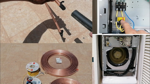 เครื่องปรับอากาศแบบตั้งพื้น 96000 บีทียู 10 แรงม้า 28 กิโลวัตต์ คอมเพรสเซอร์แบบสกรอลล์ ตู้แบบตั้งพื้น อินเวอร์เตอร์ - Product Image 3