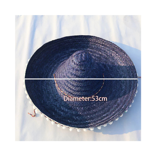 Outdoor <b>Summer</b> Mexican <b>Straw</b> <b>Hat</b> Bulk Supply Sombrero Vietnam Manufacturer - Product Image 5