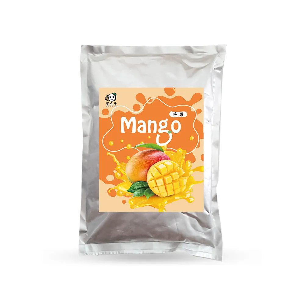 Тайваньский растворимый порошок для приготовления премикса с зеленым чаем со вкусом манго