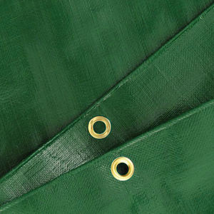 Green PE Tarpaulin High Durability Large Capacity Heavy Duty <b>Waterproof</b> <b>Cover</b> with Custom Colors and Custom Sizes Option - Product Image 2