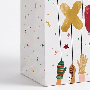 Coated Paper Luxury Christmas Gift <b>Bag</b> with Custom Size Printing and Logo for Special Occasions-Paper Art Viet - Product Image 3