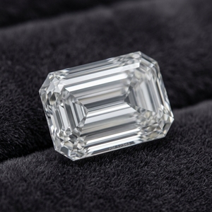 Diamant de laboratoire cultivé CVD HPHT certifié IGI, 1ct 2ct 3ct, DEF VVS VS, taille solitaire émeraude, coupe excellente, en vrac - Product Image 3