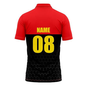 Nuevo Diseño de Camiseta Deportiva de Cricket al por Mayor, Polo de Alta Calidad, Personalizable, Transpirable y Ligero de Poliéster para Equipos de Cricket - Product Image 5