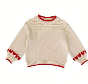 เสื้อคาร์ดิแกนเด็กถักนิตติ้งแขนยาวลายสัตว์น่ารัก ผ้าฝ้าย 100% แขนพอง  รักษ์โลก เสื้อเด็กผู้หญิงสำหรับฤดูใบไม้ร่วง - Product Image 6