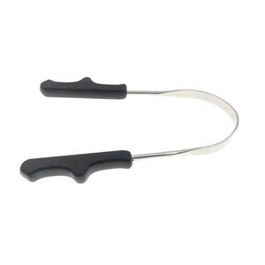 Raspador de Lengua con Mango de Silicona Negra, Acero Inoxidable en Forma de U, Agarre Ergonómico Antideslizante, Eliminador de Bacterias Orales y Mal Aliento para Adultos - Product Image 2