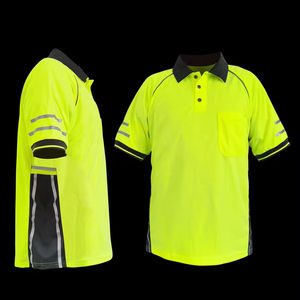 T-shirt de sécurité haute visibilité à manches courtes pour homme, robuste, respirant, anti-humidité - Product Image 6