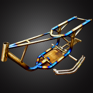 Custom Titanium Motorcycle Frame for Performance Scooter Taiwan OEM Factory - Product Image 5