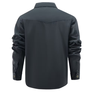 Chemise tactique respirante coupe-vent avec logo personnalisé imprimé, qualité supérieure, confortable, manches longues, en vente en ligne - Product Image 2