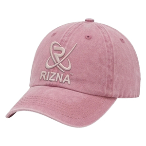 หมวกเบสบอล RIZNA ENTERPRISES OEM แบบสั่งทำได้สำหรับทุกเพศ ผลิตจากผ้าฝ้าย 100% คุณภาพสูง ปักโลโก้ 3 มิติ 6 แผง พิมพ์ลายจุดสไตล์กอล์ฟ ล้างสีแบบวินเทจ เหมาะสำหรับงานปาร์ตี้ - Product Image 3