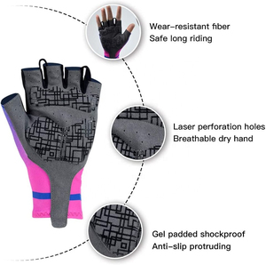 Gants de moto personnalisés pour l'été, gants de motocross, gants de course tout-terrain, gants de BMX, gants de VTT, gants de moto à doigts complets - Product Image 4