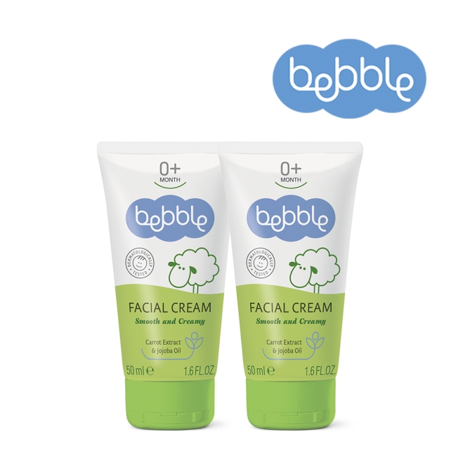 La Rivera Natural Bebble Facial Cream (50ml)-2 Pack for Baby's Skin Care