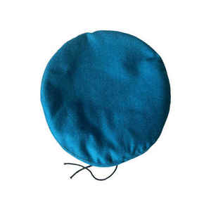 หมวกเบเรต์กำมะหยี่สีเขียวอมฟ้า ปักลายดาวแดงและตราสัญลักษณ์ค้อนเคียว สำหรับผู้ใหญ่ชาย สวมใส่สบายๆ รอบศีรษะ 56-58 ซม. - Product Image 2