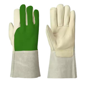 Gants de soudage TIG haute performance, nouveau design, en cuir de vachette pleine fleur et croûte, caractéristiques de sécurité pour les mains et les bras - Product Image 4