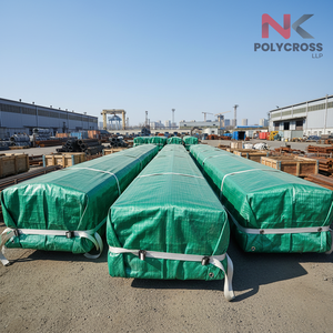 Bâche de protection en PVC ignifuge de qualité supérieure pour équipements industriels en acier et en métal - Product Image 4