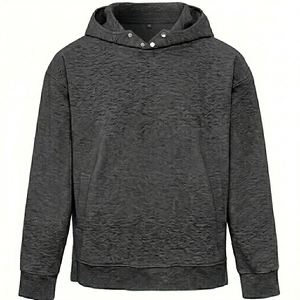 Sudaderas con Capucha para Hombre, Tejido Grueso, Estampado en Serigrafía, Otoño, Alta Calidad, Corte Regular, Diseño con Bolsillo, Resistentes al Viento y Transpirables - Product Image 4