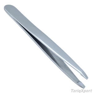 Pinza de Cejas de Acero Inoxidable Curva y Recta, Negra, Antiestática, Personalizada, de Alta Calidad, Reutilizable y Ligera - Product Image 2