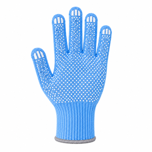 <b>PVC</b> Dot Palm <b>Gloves</b> Feature Enhanced Handling Grip Breathable Fabric And Durable Construction For Industrial Tasks - Product Image 2