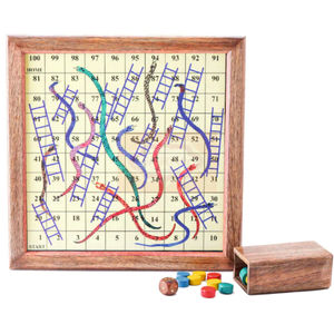 Juego de Mesa Ludo de Madera Hecho a Mano para Adultos y Niños |   Juego de Mesa Clásico de Viaje de 12 Pulgadas |   Regalo Ecológico para Fiestas Familiares - Product Image 4