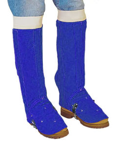 Cubrezapatos de Soldadura de Cuero de Vaca, Calzado de Seguridad Industrial de Cuero, Resistente al Calor y a las Chispas, Protección para Soldadores - Product Image 3