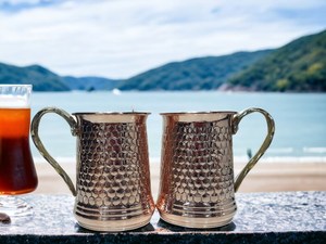 Elegante Taza de Cobre con Acabado Brillante, Perfecta para Café, Té, Cócteles y Estética Moderna del Hogar, Vajilla para Comer - Product Image 4